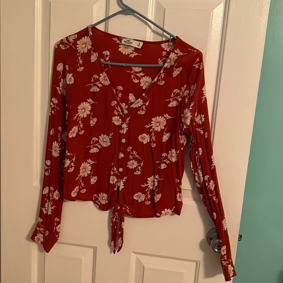 hollister button up blouse - Picture 1 of 2